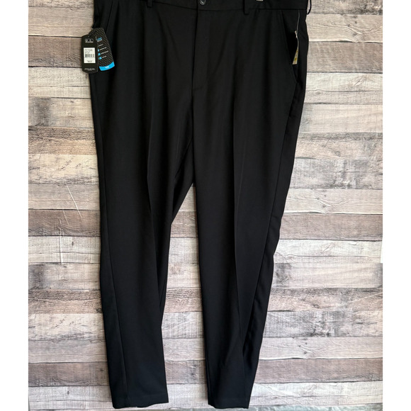 Greg Norman Other - Greg Norman Mens Classic Golf Pants 40x32 Black Pleated Business Pro Fit NEW